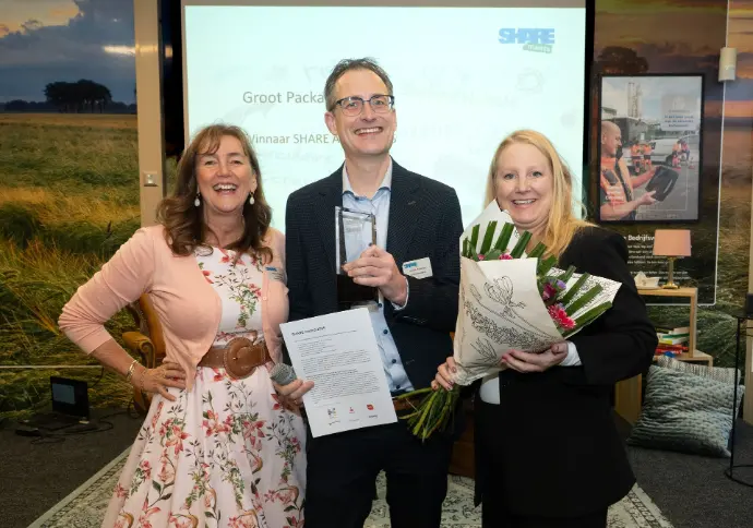 Groot Packaging winnaar SHARE Award